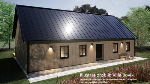Möjlighet att beställa nyckelfärdigt hus...
