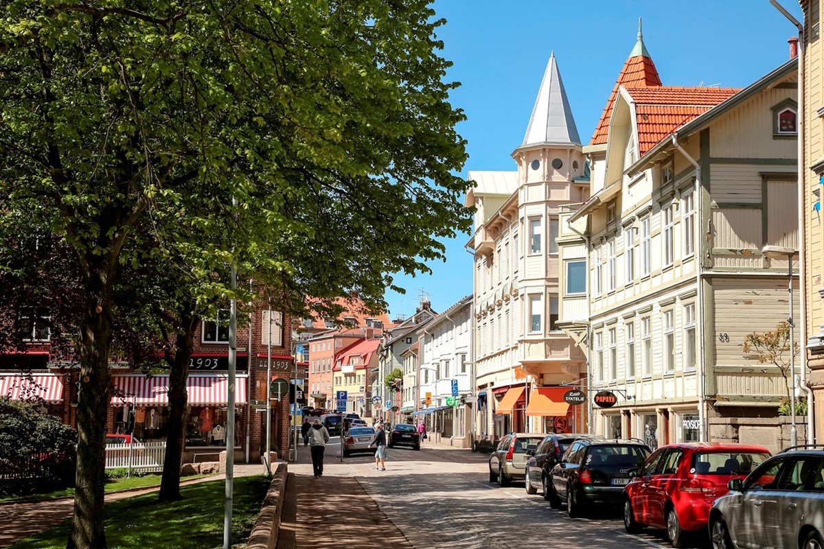 Lysekil har många fina butiker och mysiga restauranger och caféer
