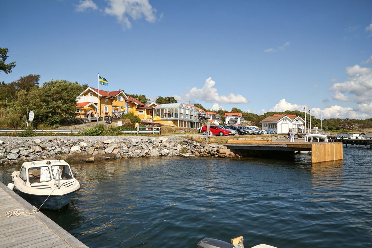 Ta en promenad till Handelsman Flink för en god middag eller bara ta en glass
