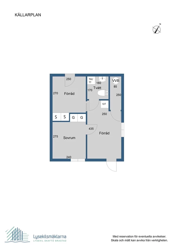 Planritning källarplan Kolvik