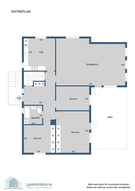 Planlösning entréplan