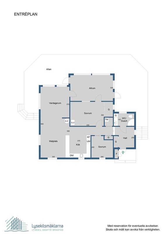 Planlösning, entréplan