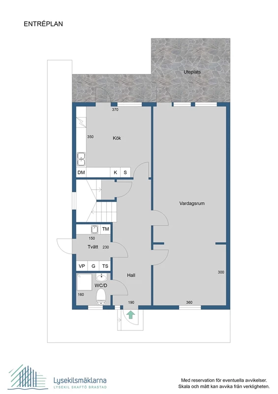 Planlösning, entréplan