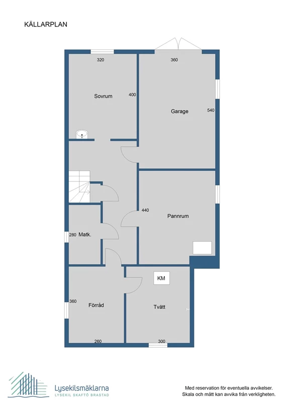 Planlösning, källarplan
