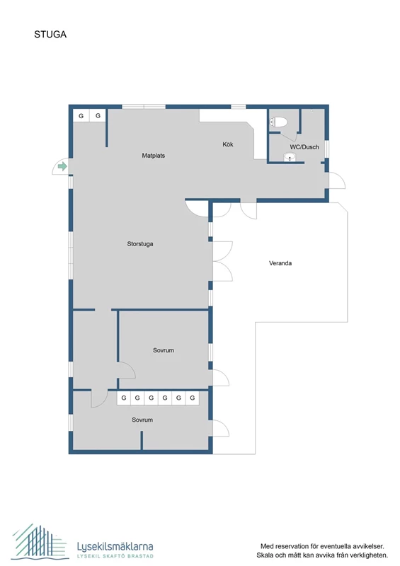 Planritning huvudbyggnad