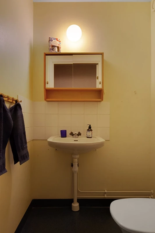 Separat gäst-WC, alltid bra med två toaletter!