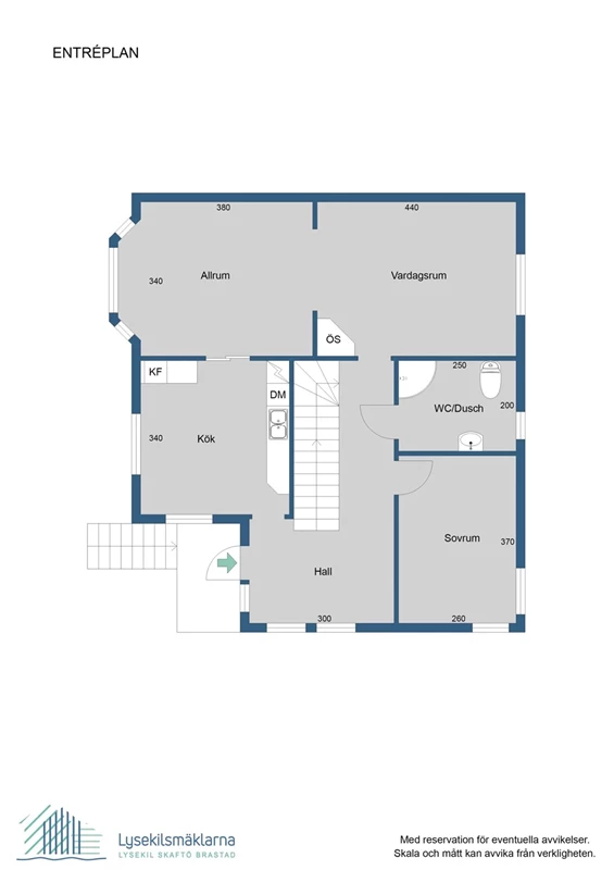 Planlösning, entréplan