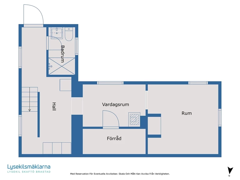 Planskiss nedre plan