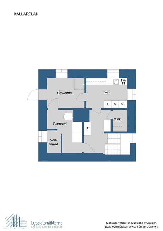 Planlösning, källarplan