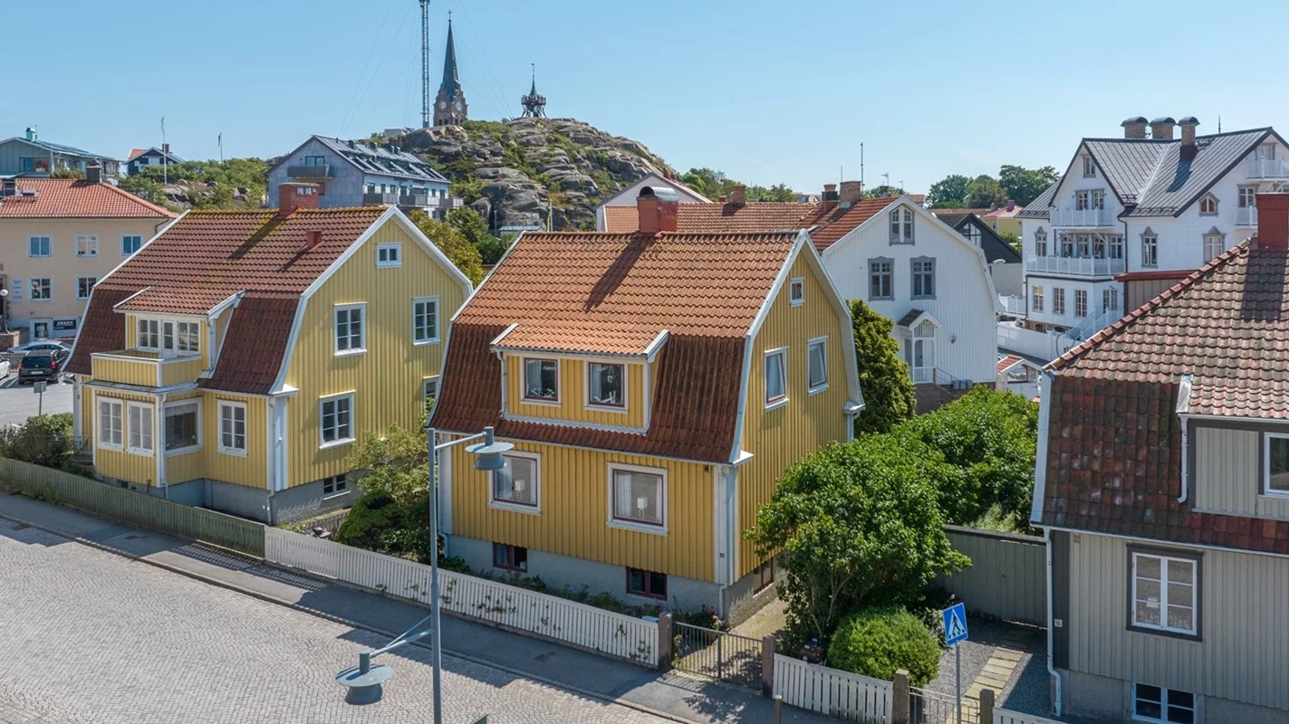 Ett av de tre pampiga husen som uppfördes på 1930-talet