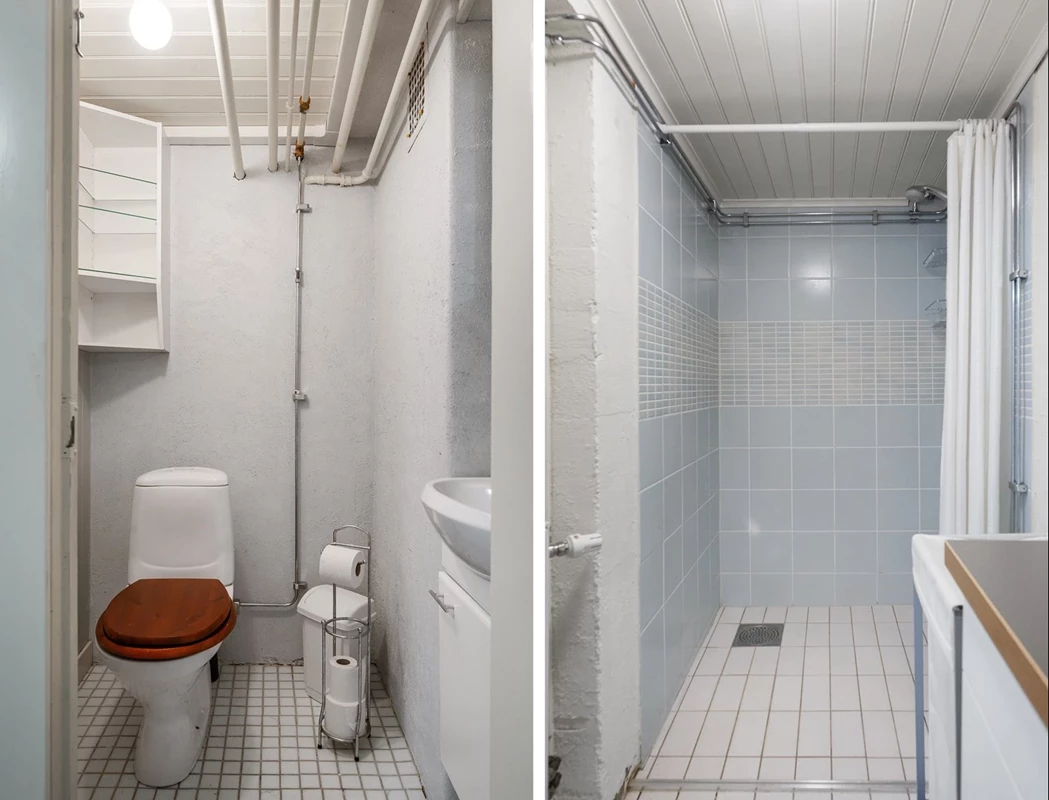 Dusch och WC lägenheten