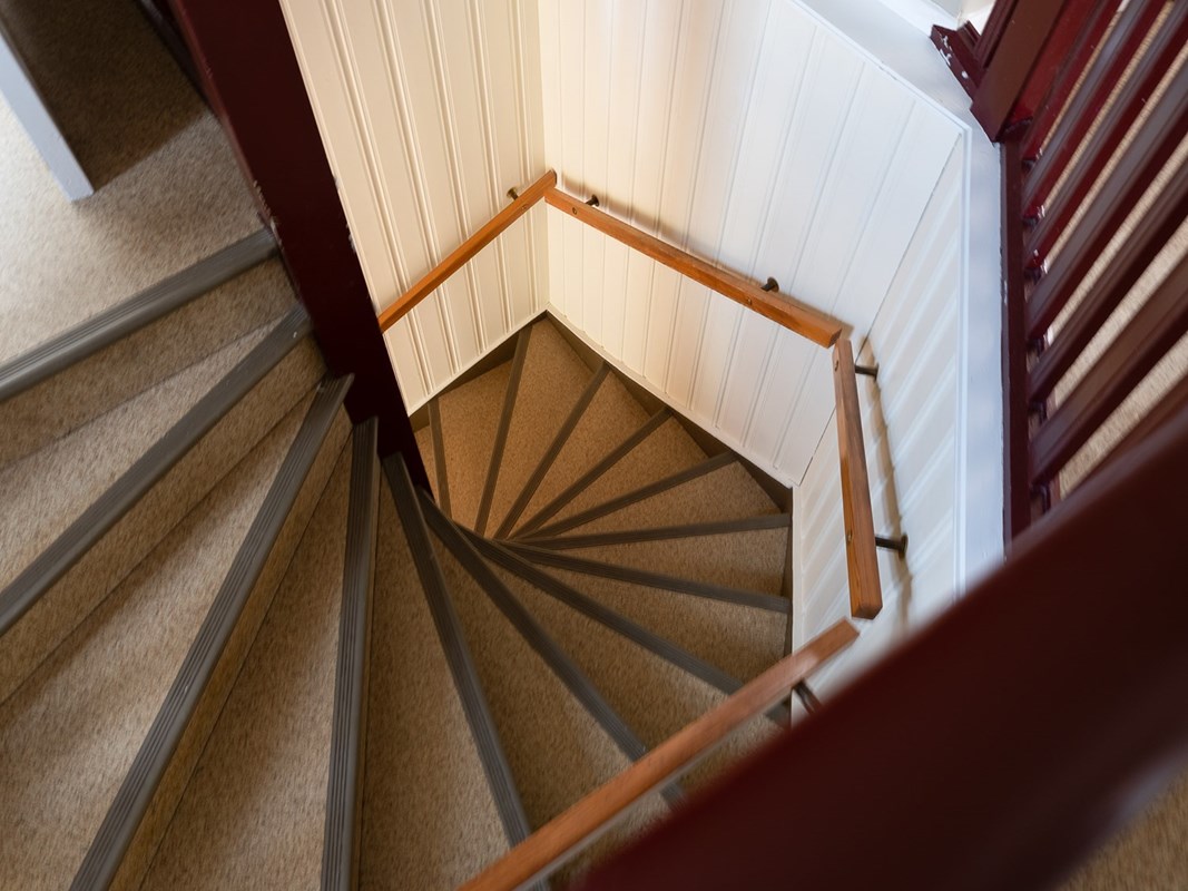 Pärlspont i trappan upp