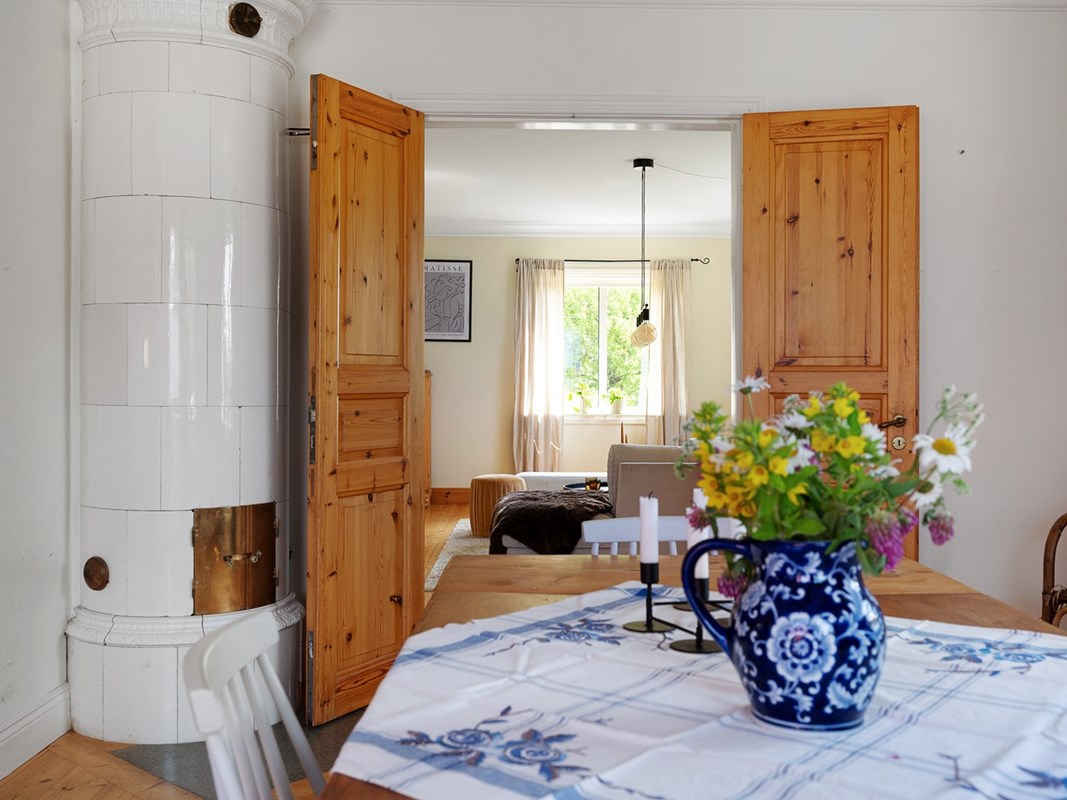 Många sekelskiftesdetaljer bevarade