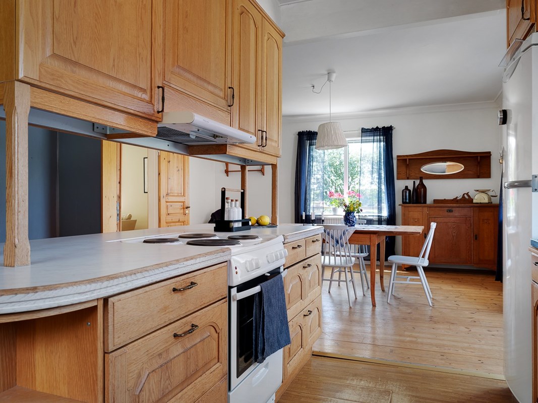 Trägolv i större delen av bostaden