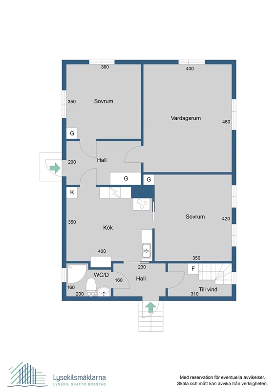 Planlösning, entréplan