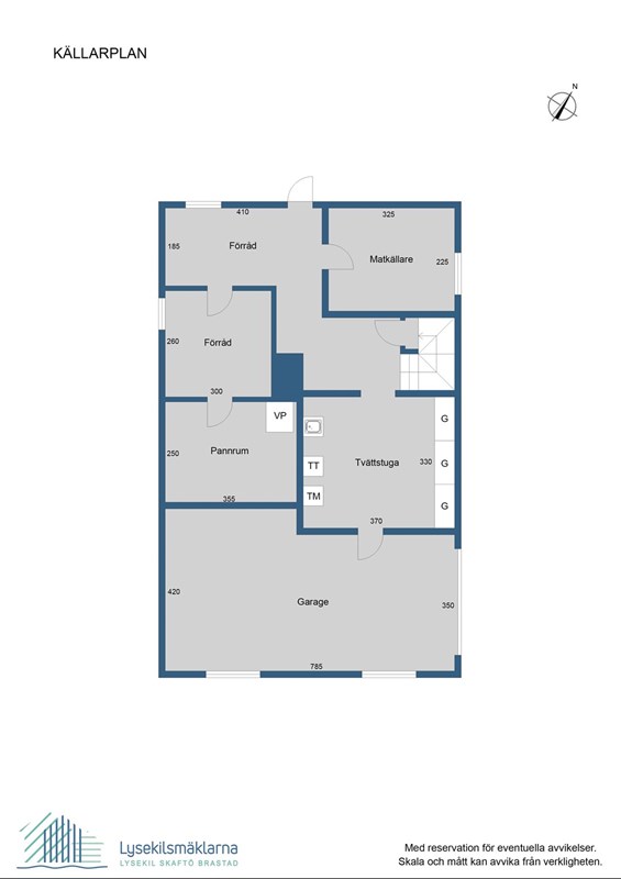Planlösning, källarplan