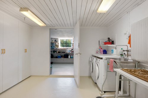 Tvättstuga, källarplan
