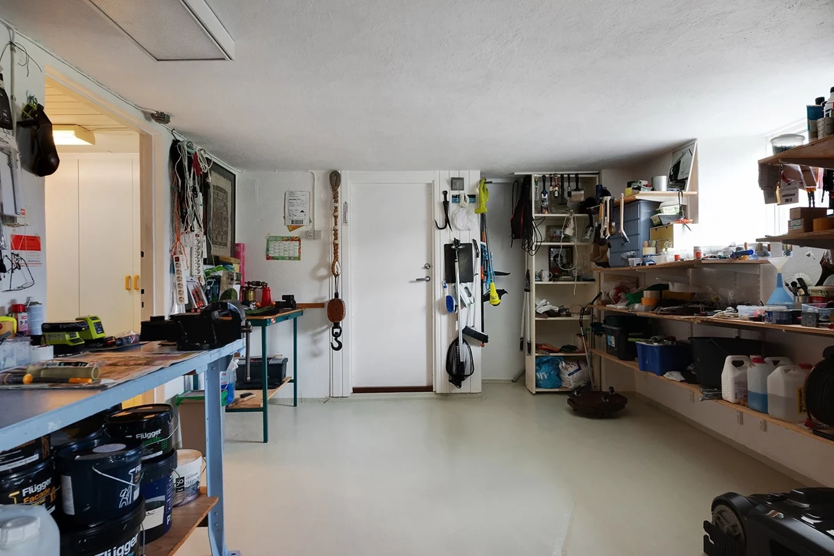 Verkstad, källarplan