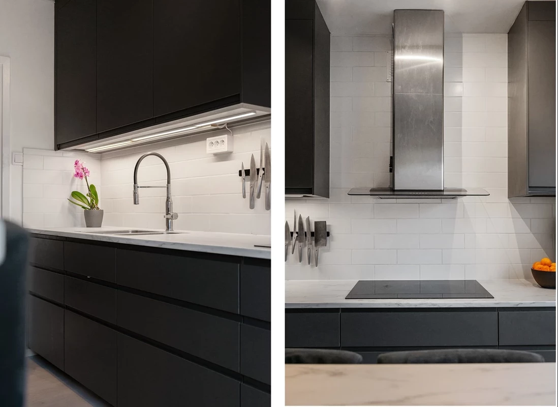 Stilrent kök med snygga detaljer