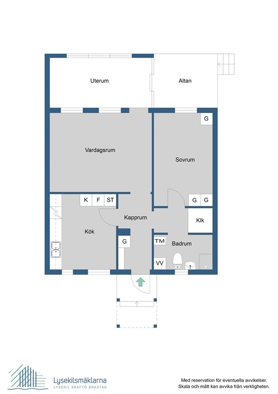 Planlösning för lägenheten