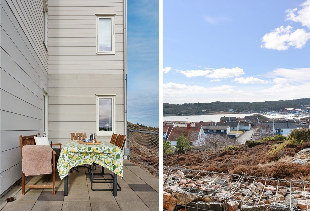 ...middagsbordet. Allt med strålande utsikt!