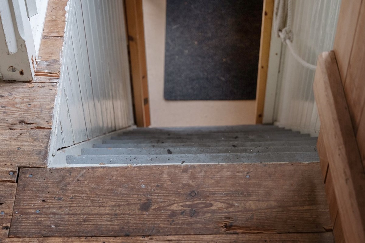 Trappa upp till övre plan