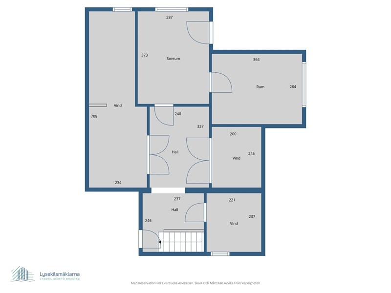 Planlösning, övre plan