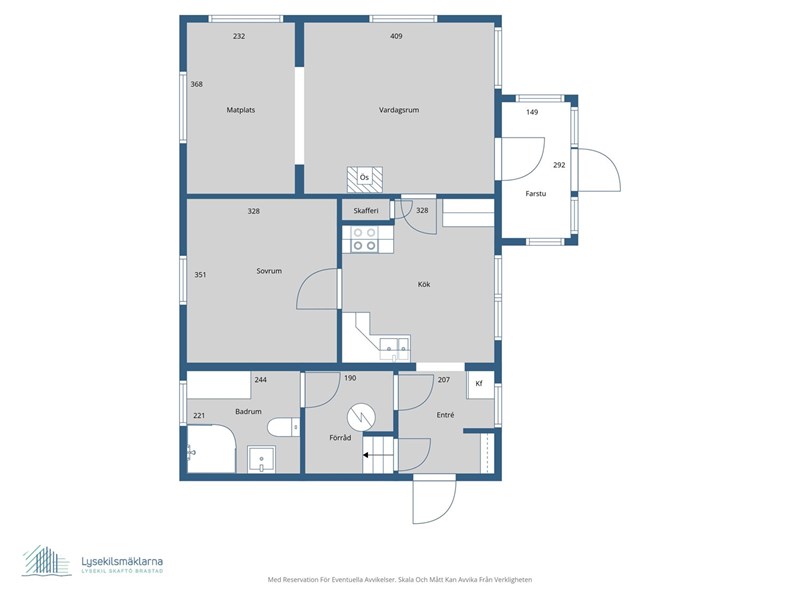 Planlösning, entréplan