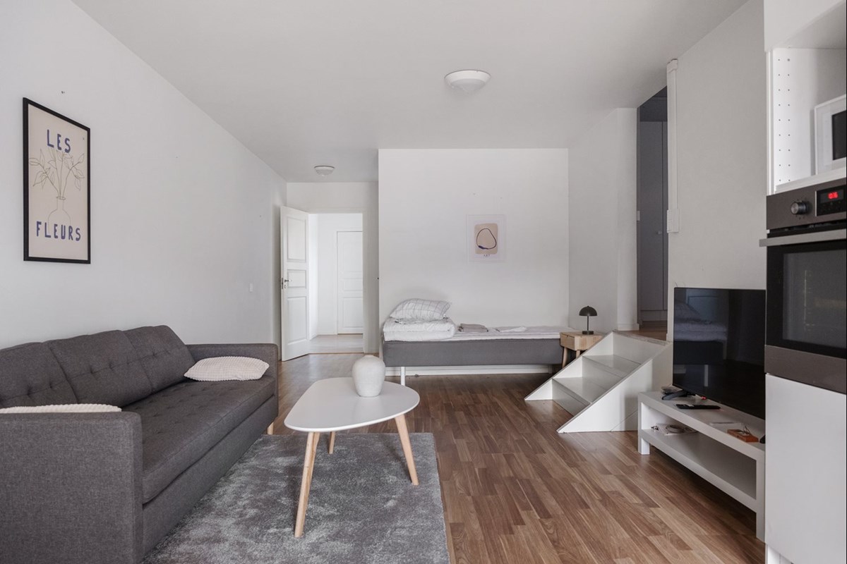 Vardagsrum lägenhet 1 (vån 1)