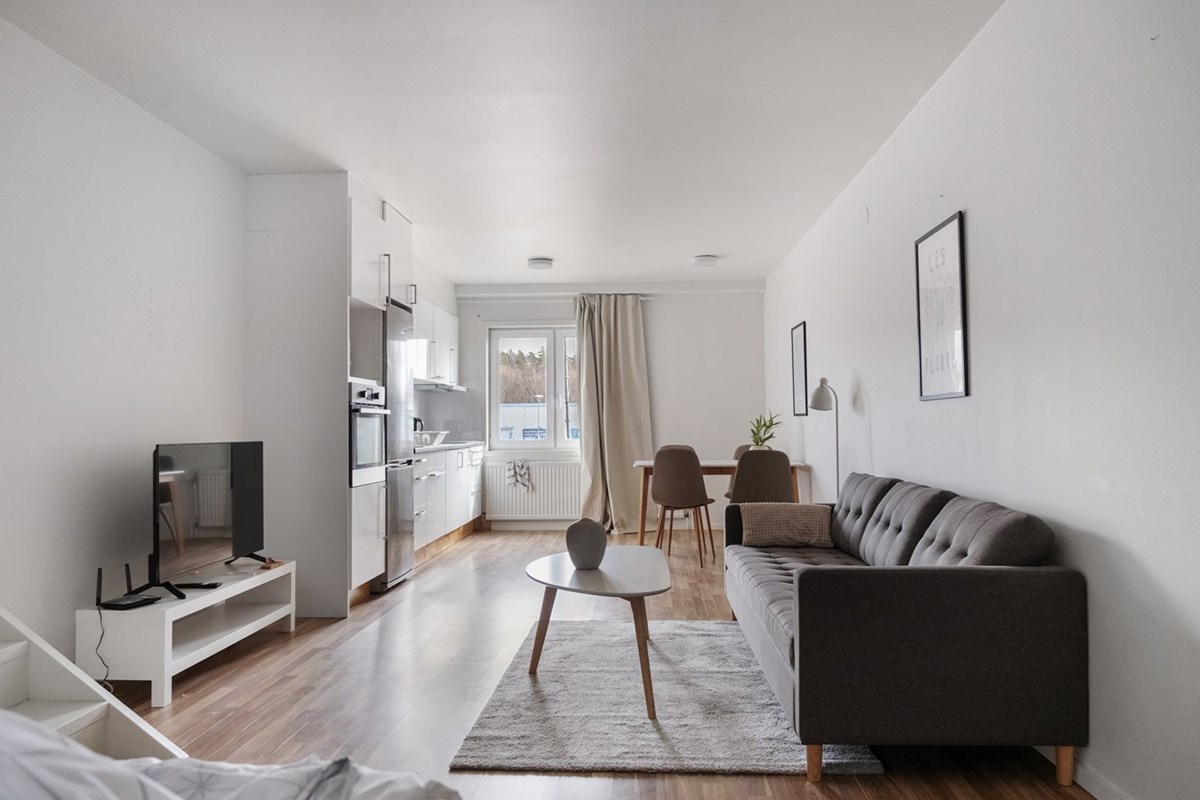 Vardagsrum lägenhet 1 (vån 1)