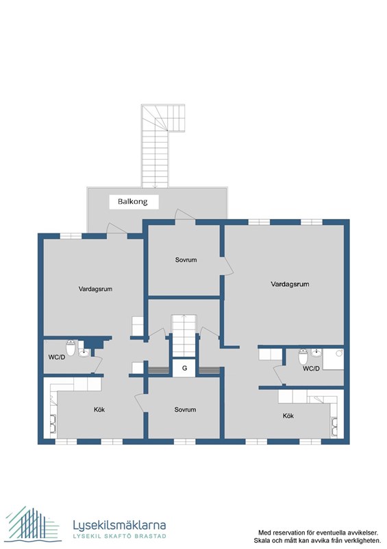 Planlösning övre plan