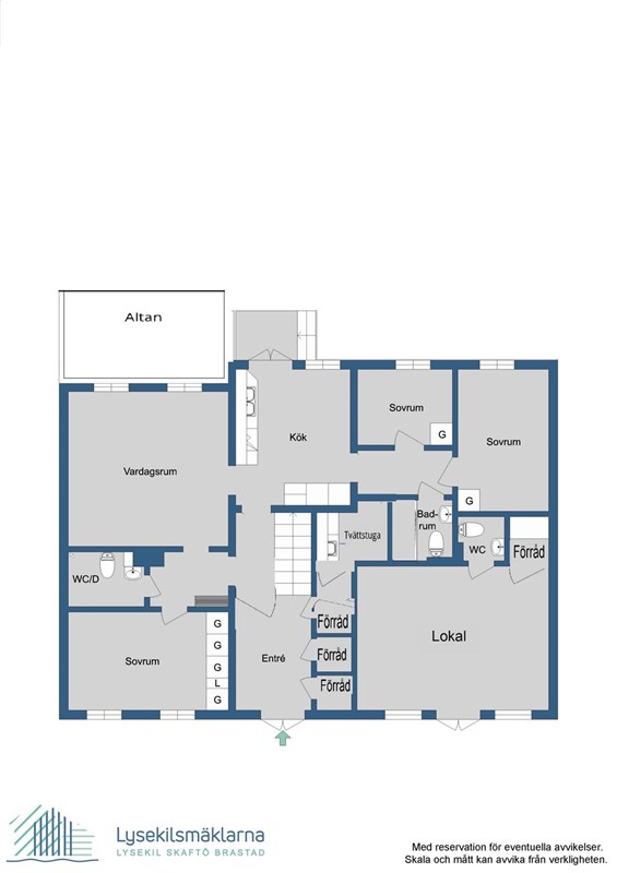 Planlösning entréplan