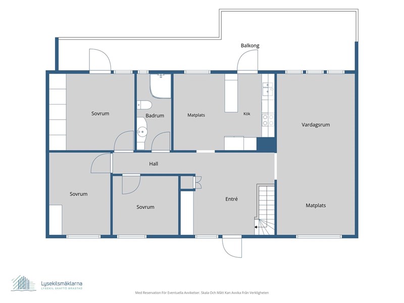 Planlösning, entréplan