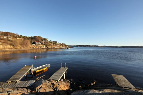 En stilla dag vid havet