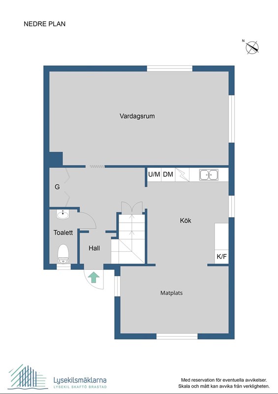 Planlösning, entréplan