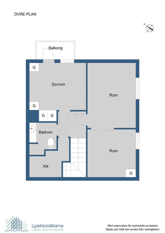 Planlösning, övre plan