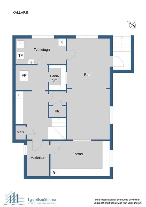 Planlösning, källarplan