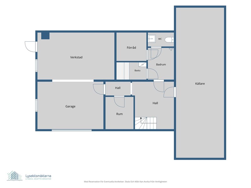Planlösning källarplan