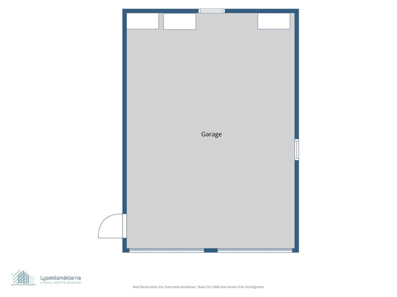 Planlösning, garage