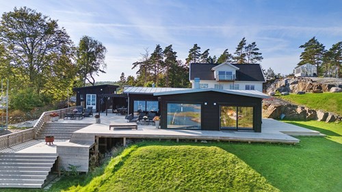 Enplansvilla med vackert läge i Dragsmark